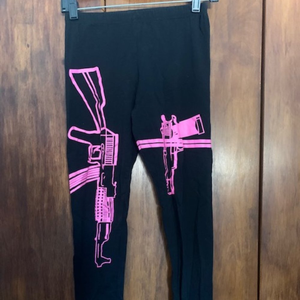 Novelty Machine Gun Holster Leggings